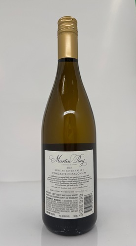 Martin Ray Concrete Chardonnay before