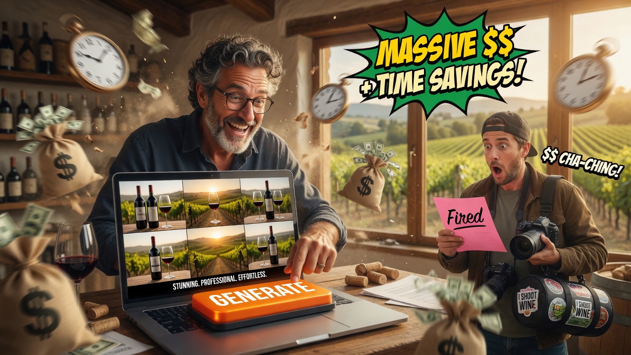 WineProAI time and money savings illustration